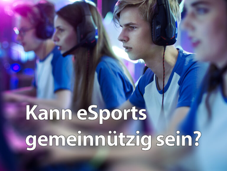 eSports gemeinnützig