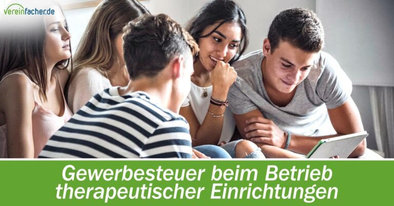 Gewerbesteuer beim Betrieb therapeutischer Einrichtungen
