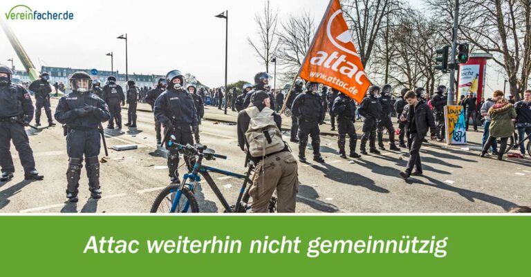 Attac weiterhin nicht gemeinnützig