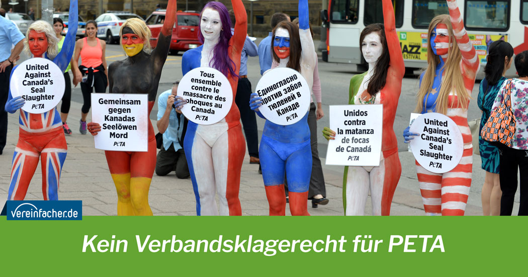 Kein Verbandsklagerecht für PETA