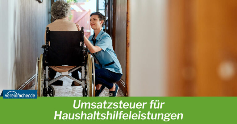 Umsatzsteuer für Haushaltshilfeleistungen