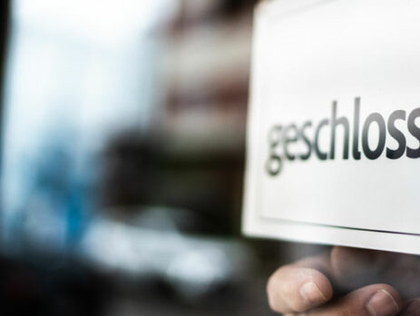 wegen Corona geschlossen