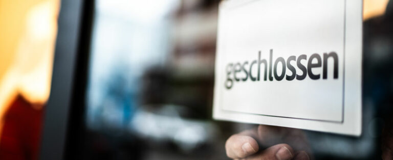 wegen Corona geschlossen