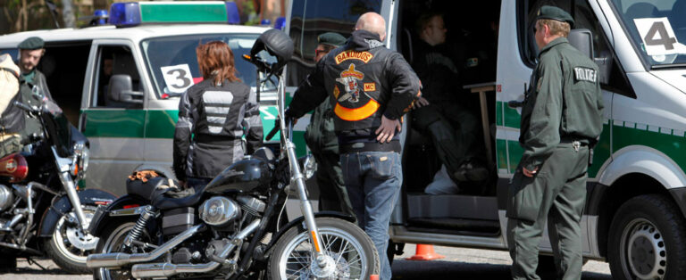 Beschlagnahme von Motorrädern der Bandidos
