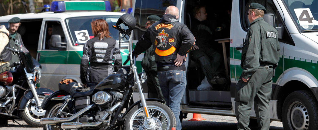 Beschlagnahme von Motorrädern der Bandidos