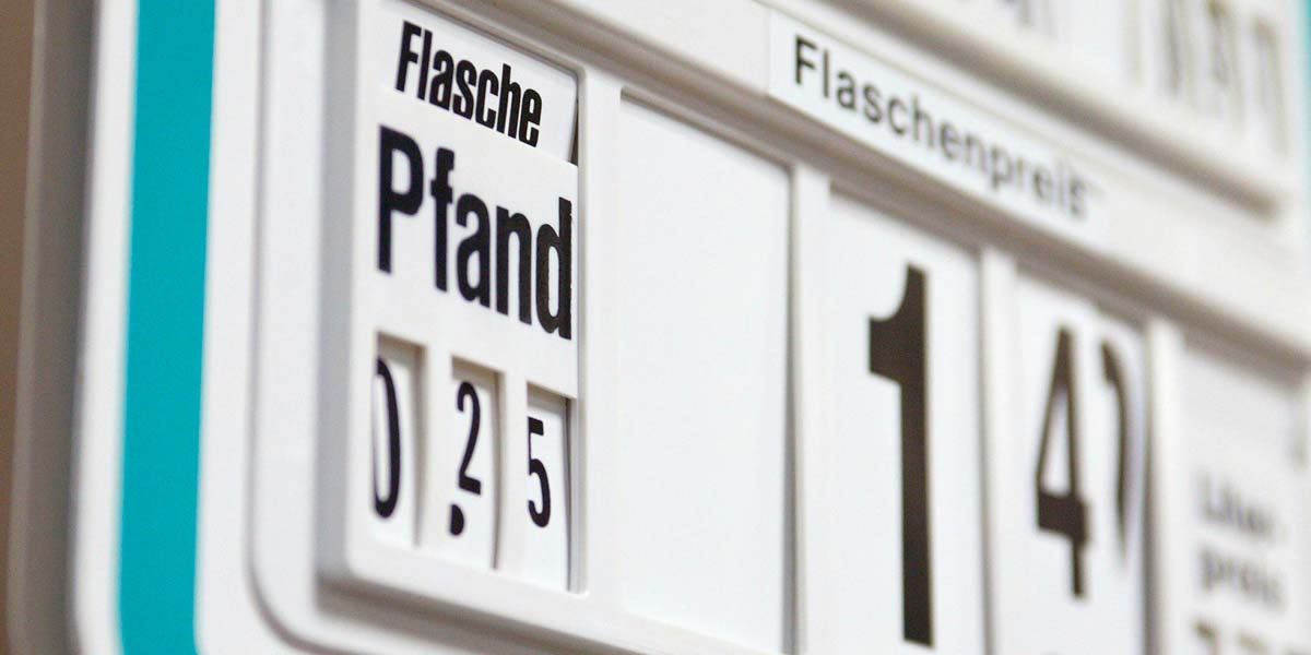 Pfand und Flaschenpreis